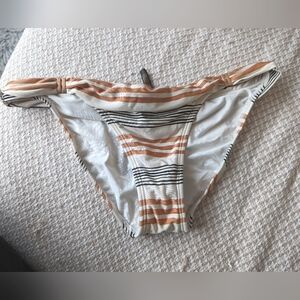 Vix striped bikini bottoms, M